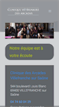 Mobile Screenshot of clinique-veterinaire-des-arcades.com